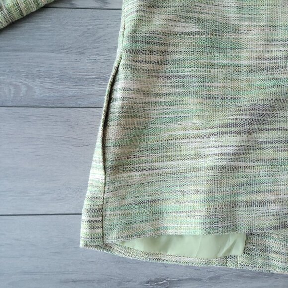 Alfred Dunner Lime Green Embroidered Vintage Jacket - Picture 8 of 8